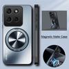 Magnetický kryt pro Motorola Moto G56 G86 Power G96 Matný Nárazuvzdorný 360° Otočný Prstenový Držák Tvrdý Kryt pro Moto G86 G56 Funda