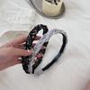 Floral Printed Elastic Hairband Hair Accessories Head Hoop Fashion Flower Print Headband  Women