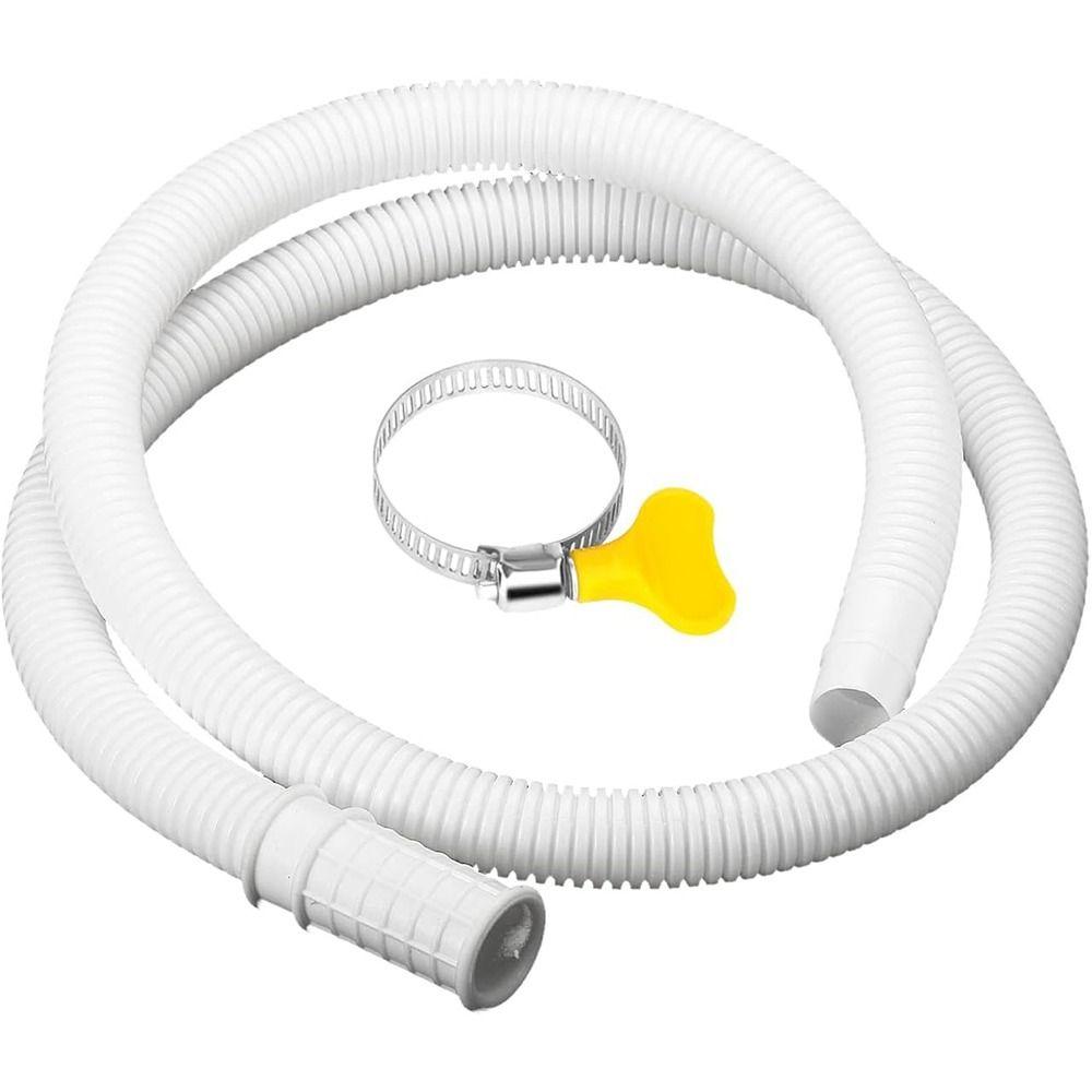Plastic Washing Machine Tube White Extension Pipe New Air Conditioner Drain Hose