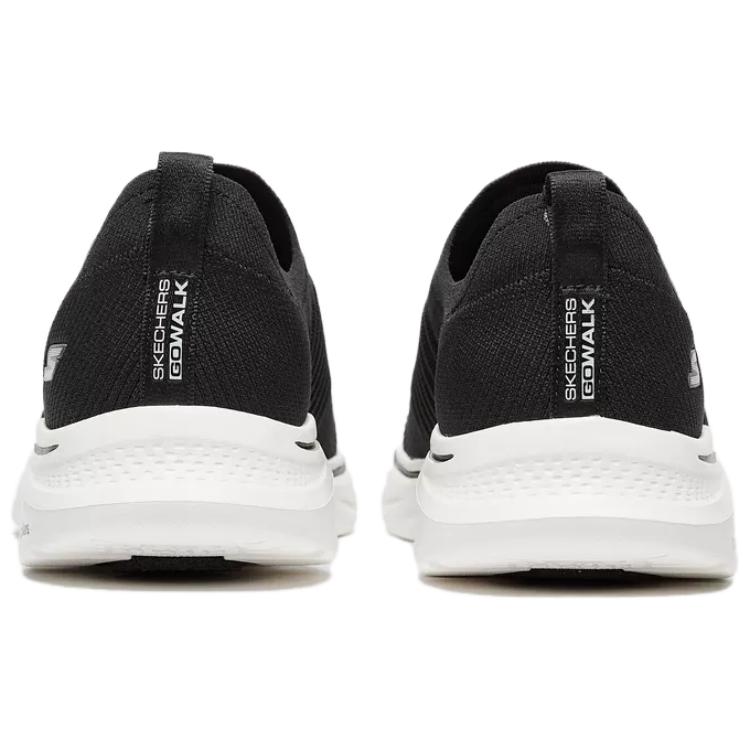 Skechers Go Walk 7 Comfortable Retro Versatile Breathable Support Low-Top Casual Shoes Men Sneaker Black 216634-BLK