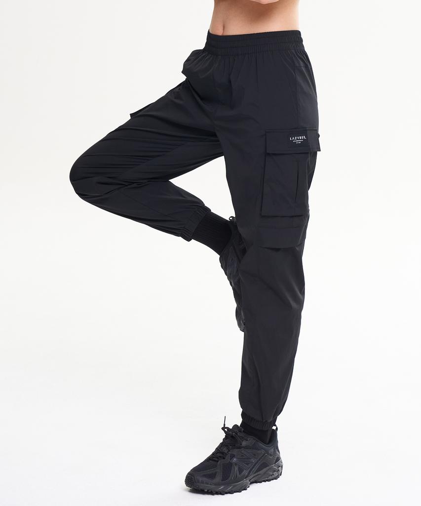 Leijibi Stretch 4-Pocket Cargo Jogger Pants Daily Hiking Workout Sports Pants W (3 Colors)