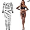 Dámské síťované přiléhavé síťované body Sexy spodní prádlo Spodní prádlo Krajka Transparentní Jednodílné tělové punčochy Kombinézy Punčochy Uniforma