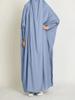 Designer Vintage Solid Loose Long Sleeve Dress Women Elegant Casual Natural Ruffle One Piece Dresses Female National Wind Hooded Blouse Clothing
