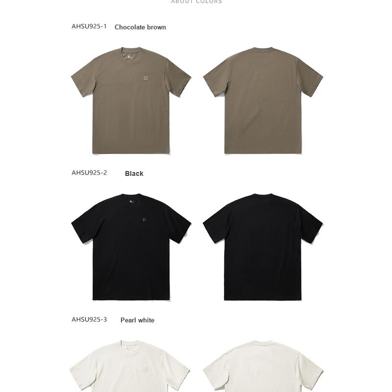 Li Ning Vital Series Solid Color Round Neck Comfortable Breathable Loose Short Sleeve T-Shirt Unisex Tops Black AHSU925-2