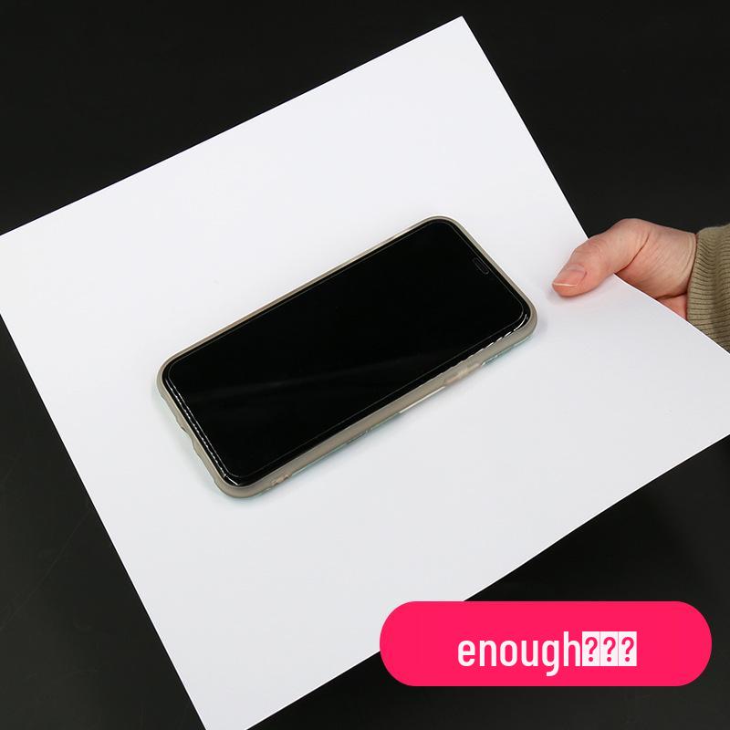 Papier cartonné blanc épais double face - 240g, 10x10/20x20/25x25 cm pour dessin au marqueur