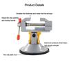Aluminum Alloy Table Vise Clamp Suction Cup Base Drill Press Vise  for Jewelry Making DIY Crafts