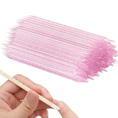 100pcs Pack Dual-ended Nail Cuticle Pusher 75/95mm Length Nail Dotting Tool  Beauty Care