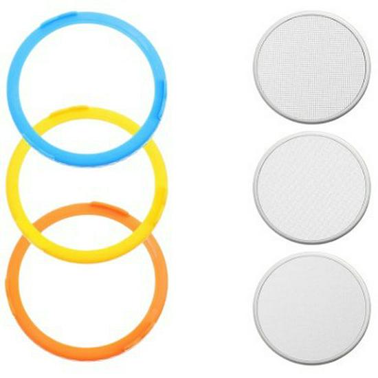 86mm Food-Grade PP Wide Mouth Mason Jar Sprouting Lid for Seeds/Beans