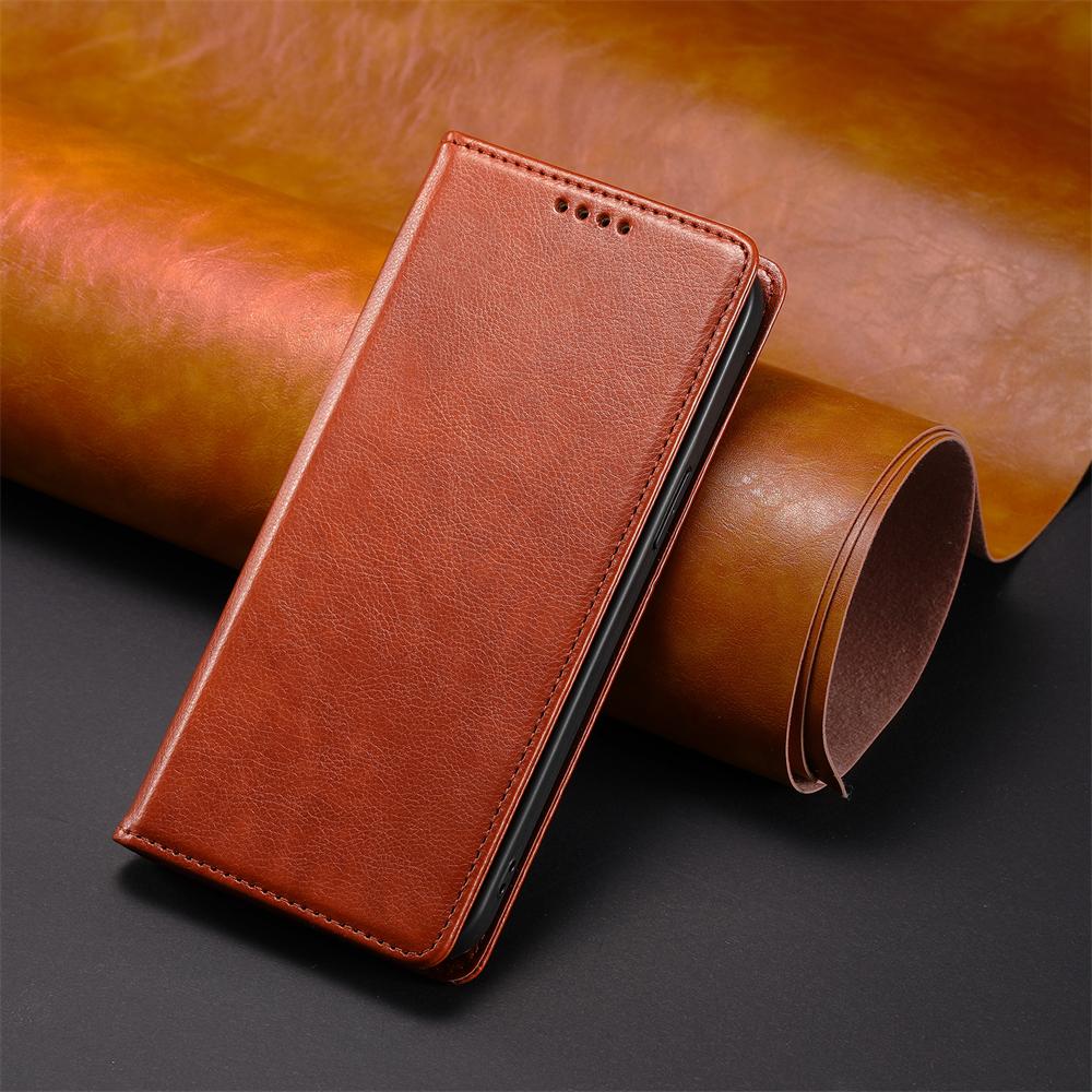 Luxury Leather Case For iPhone 15 14 13 12 11 Pro Max Mini 7 8 Plus SE 2020 2022 XR Xs Max Magnet Fold Kickstand Flip Book Cover