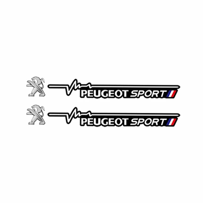 2pcs wiper stickers PVC material waterproof and sunscreen decals car decoration accessories suitable for Peugeot cars