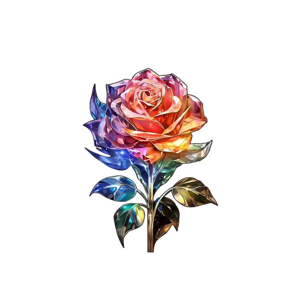 Wooden Puzzle Rose Flower Design Animal Shape 3 6MM Thickness Interlocking Pieces Educational Craft DIY Assembly Model