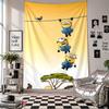 Wall TapestryMinions Art Hanging Cloth Decorative Background Cover for Room Decoration