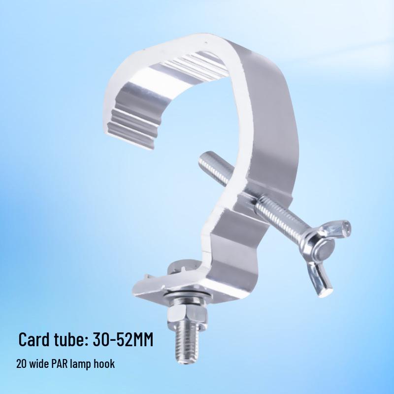 Single & Double Hook for Stage, Par, and Moving Head Lights - Cast Aluminum