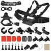 Action Camera Mount Kit Chest Harness Vest and Bike Motorcycle Holders for Running Cycling for GoPro Hero13/12/Insta360 X5/X4/X3