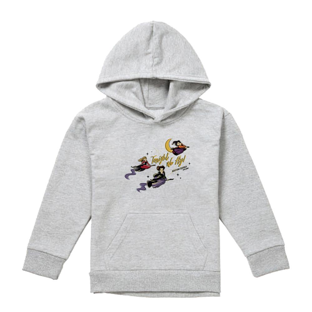 Hocus Pocus Childrens/Kids Tonight We Fly Sanderson Sisters Heather Hoodie