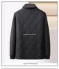 Men's Winter Thickened Lapel Jacket - Plus Velvet, Warm, Loose Fit for Middle-aged & Elderly