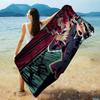 Singer Kasane Teto Microfiber Blanket Quick Drying Beach Towels Oversized Printing Super Absorbent Pool Towel Blanket