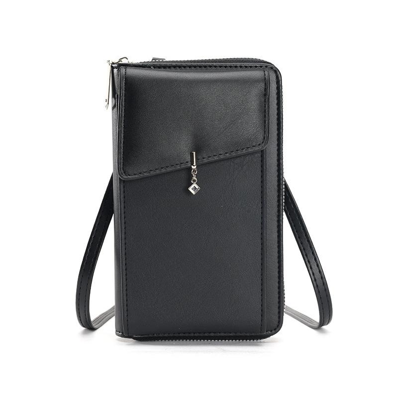 A Lightweight Zippered Single-shoulder Phone Bag That Can Be Carried Diagonally Is Fashionable