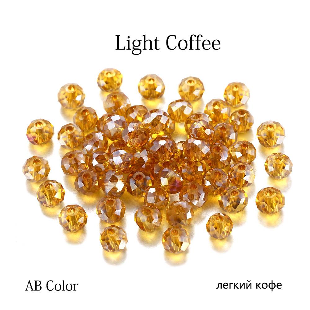 70-300pcs 3/4/6/8mm Translucent Czech Crystal Glass Bead Faceted Colorful Spacer Bead For DIY Bracelet Jewelry Making Supplies