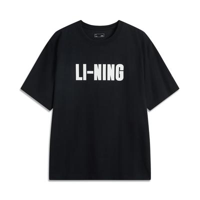 Round Neck Casual Loose Short Sleeve T-Shirt Men Tops Black AHSV071-2