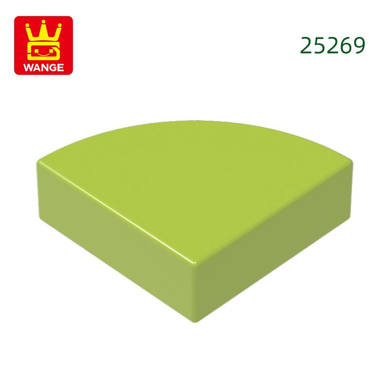 884Pcs/Lot 25269 Tile Round 1x1 Quarter Block Moc Hue Accessories Compatible featuring Brick DIY Children's Plaything Stronge Box
