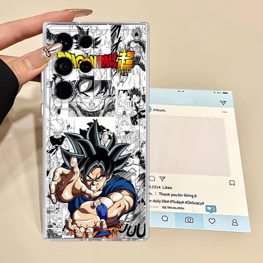 

Case for Samsung Galaxy S20 Plus S25 Edge S21 Note 20 Ultra 10 S26 S24 S23 Ultra S22 FE Phone Cover Dragons Anime Balls Galaxy S24