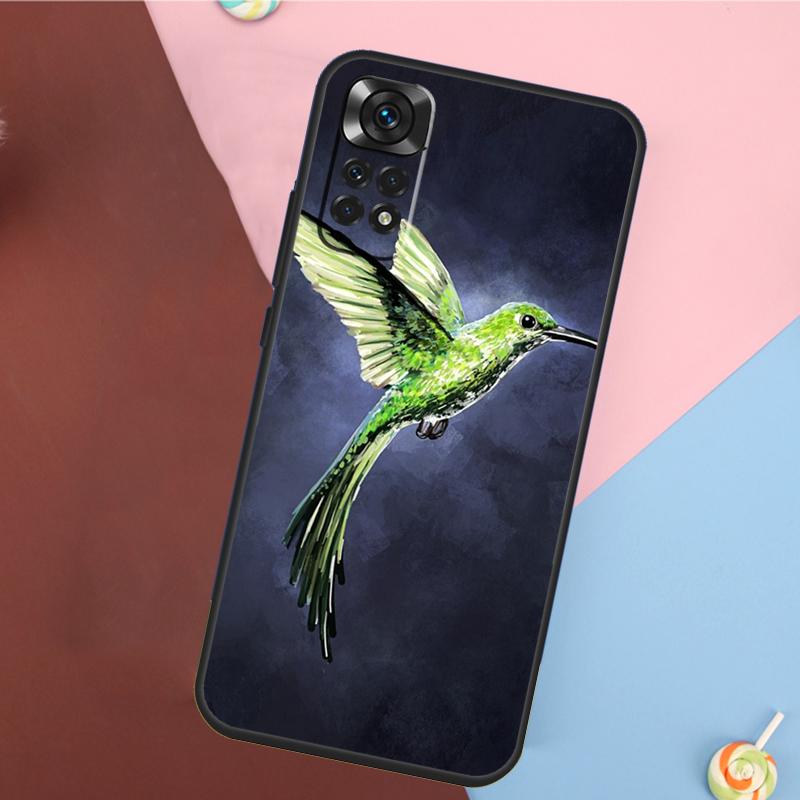 Lovely Birds Hummingbird Cover For Xiaomi Redmi Note 13 Pro 14 12 11 9 10 9S 10S 11S 12S Redmi 10C 12C 13C 14C Case