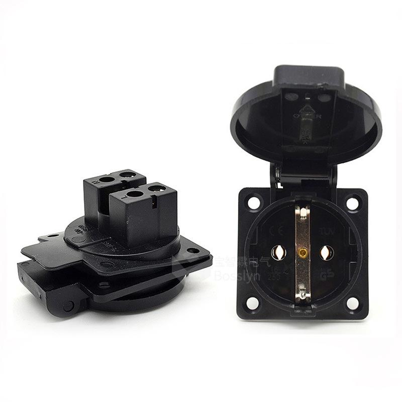 European German IP44 Waterproof Industrial Socket