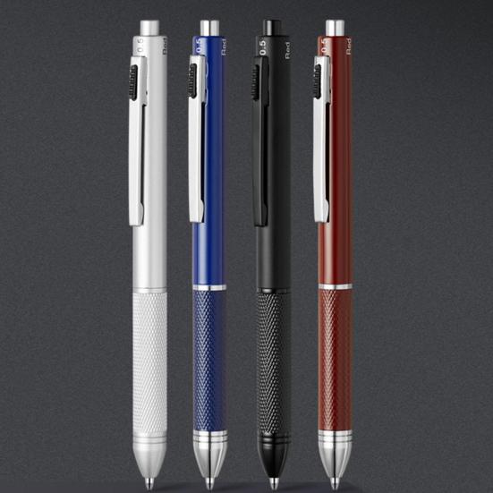 Auto Sensing Pen Multicolor Ballpoint Pen Smooth Writing Pen Replaceable Pen Refills Metal Signature Pen