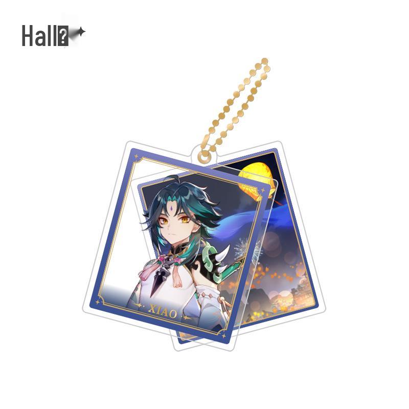 In Stock: Genshin Impact Character Badges & Keychains - Furina & Kazuha Series