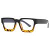 Retro Large Box Flat Mirror Texture Thick Edged Box Decoration Anti Blue Light Glasses Full Frame Glasses