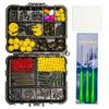 328pcs Include Beads Carp Fishing Equipment Kit Include Hooks Fishing Accessories Set  for Beginners
