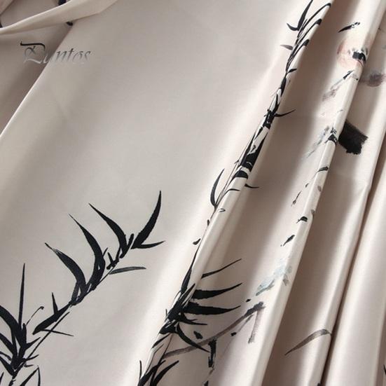 Dámská maxi sukně v čínském stylu Vintage sukně s vysokým pasem Elegantní květinový potisk ptáků Hanfu sukně skládaná šněrovací sukně s koňským obličejem