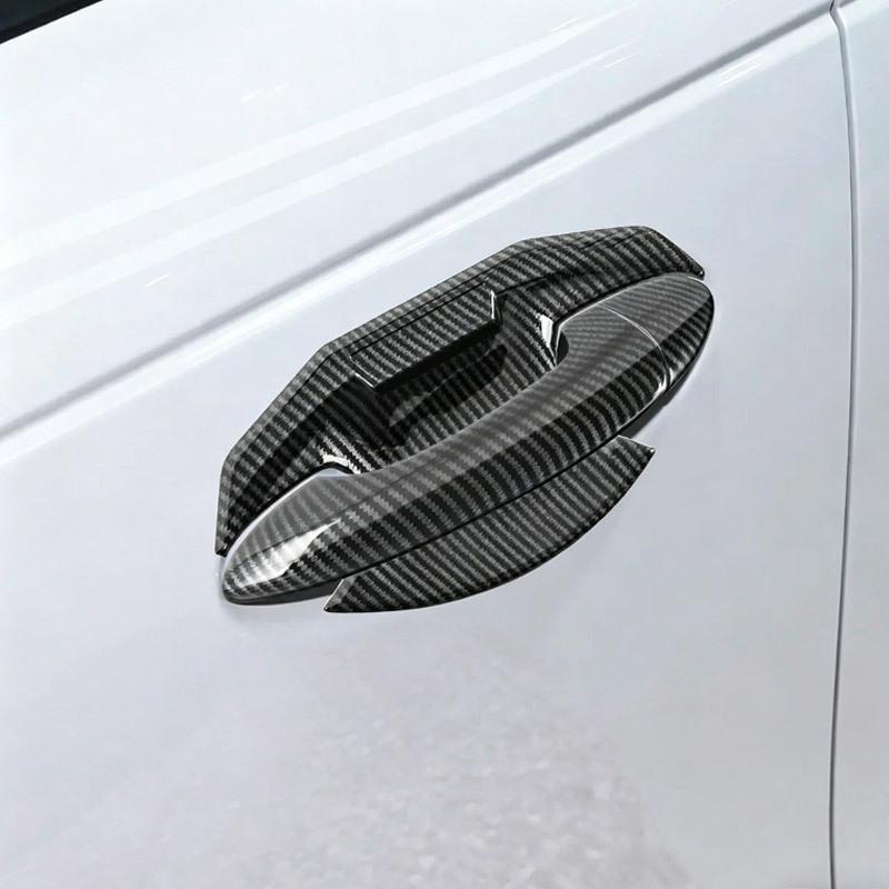 For B‑Style Black 4PCS Door Bowl & Handle Anti‑Scratch Protective Cover Exterior Decor Trim Fit For Chery Jaecoo J5 EV