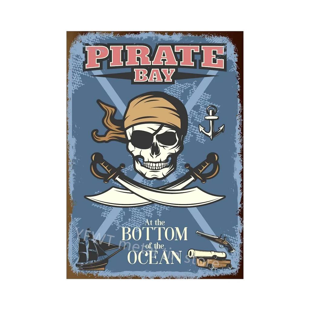 1pc Anchor Navigation Tin Sign Metal Signs Vintage Nautical Dream Art for Beach Beach House Seaside Man Cave Wall Decoration