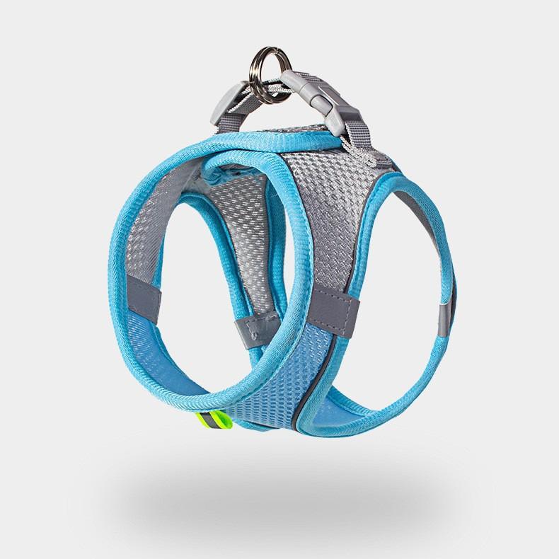 Breathable Reflective Pet Harness Vest with Leash for Cats & Dogs