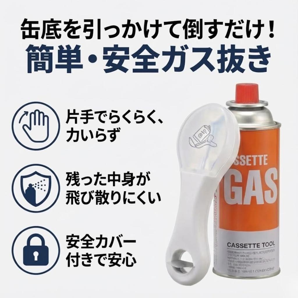 Spray Can with Hole Punch Gas Release Pucchin with Safety