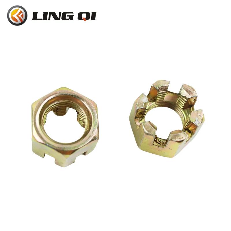 

LINGQI RACING Motorcycle Rear Axle Kit Nut Hexagonal Slotted For 50cc-250cc ATV Kart Off-Road Vehicle Quad Bike Go Buggy Parts M20