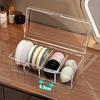Acrylic Transparent Makeup Brush Holder, Organizer of Hair Accessories, Lipstick and Cosmetics Storage Box