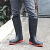 Men's Waterproof Steel Toe Anti-Slip Rain Boots for Construction and Mining