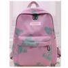 Modern Trendy Bear Print Nylon Backpack Spacious Breathable Design Ideal For Kindergarten Students