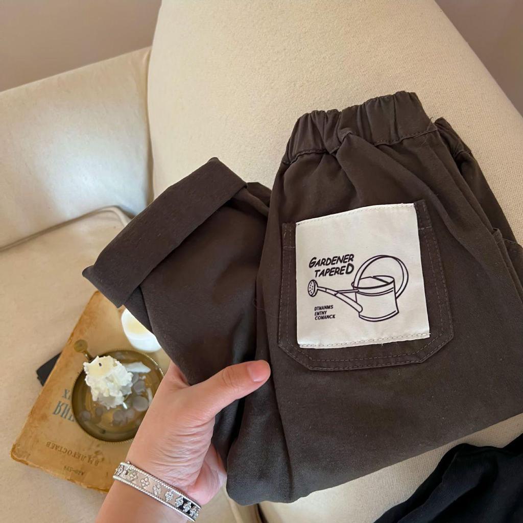 Autumn Vitality: Japanese Style Kids' Casual Garden Pants