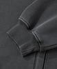 Beodeonteu Garment-Dyed Half Zip Fleece Sweatshirt [Charcoal]