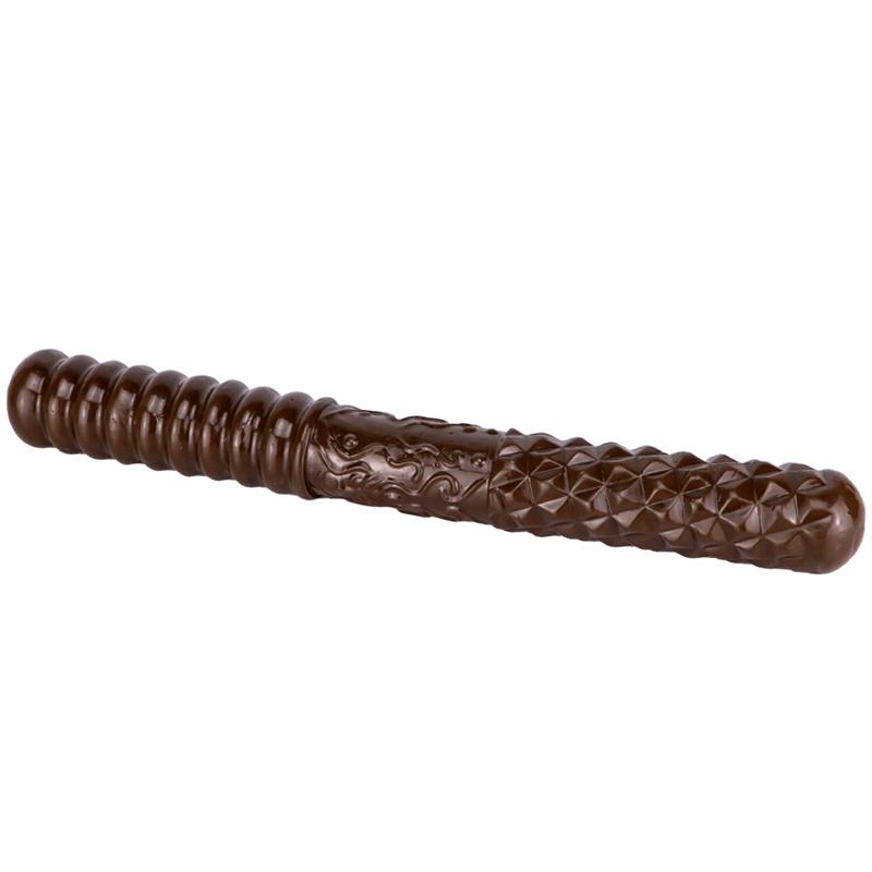 Coffee Double-headed Gold Hoop for Women's Double-headed Dildo Oversized Thick and Long Dildo Anal Plug