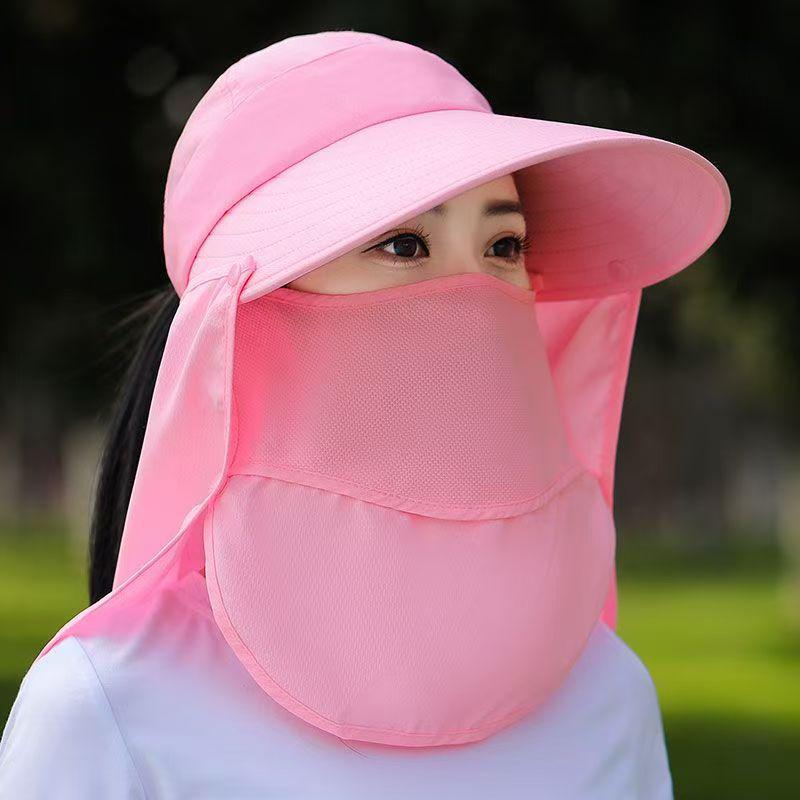 Women's Outdoor UV Protection Hiking Hat with Neck Shield