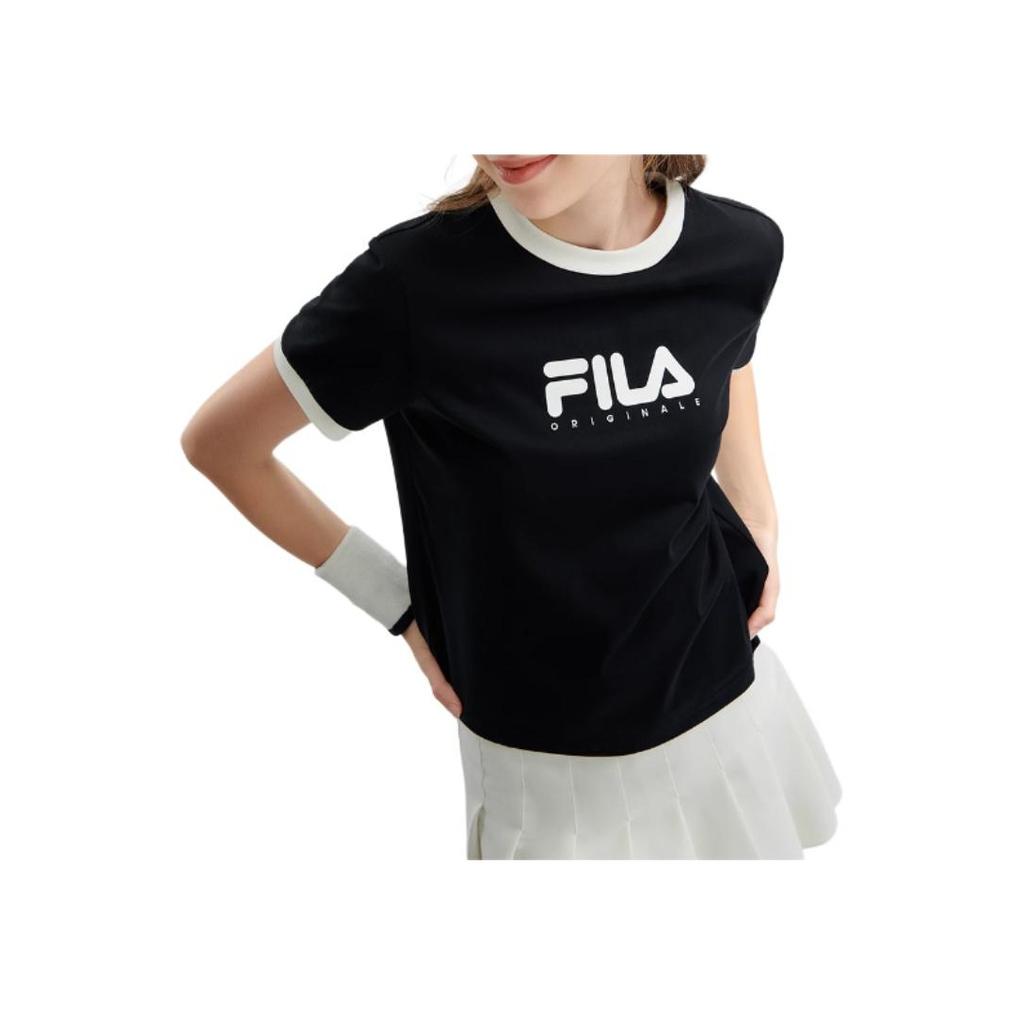 New FILA ORIGINALE T Shirt Women's Black F11W429113FBK
