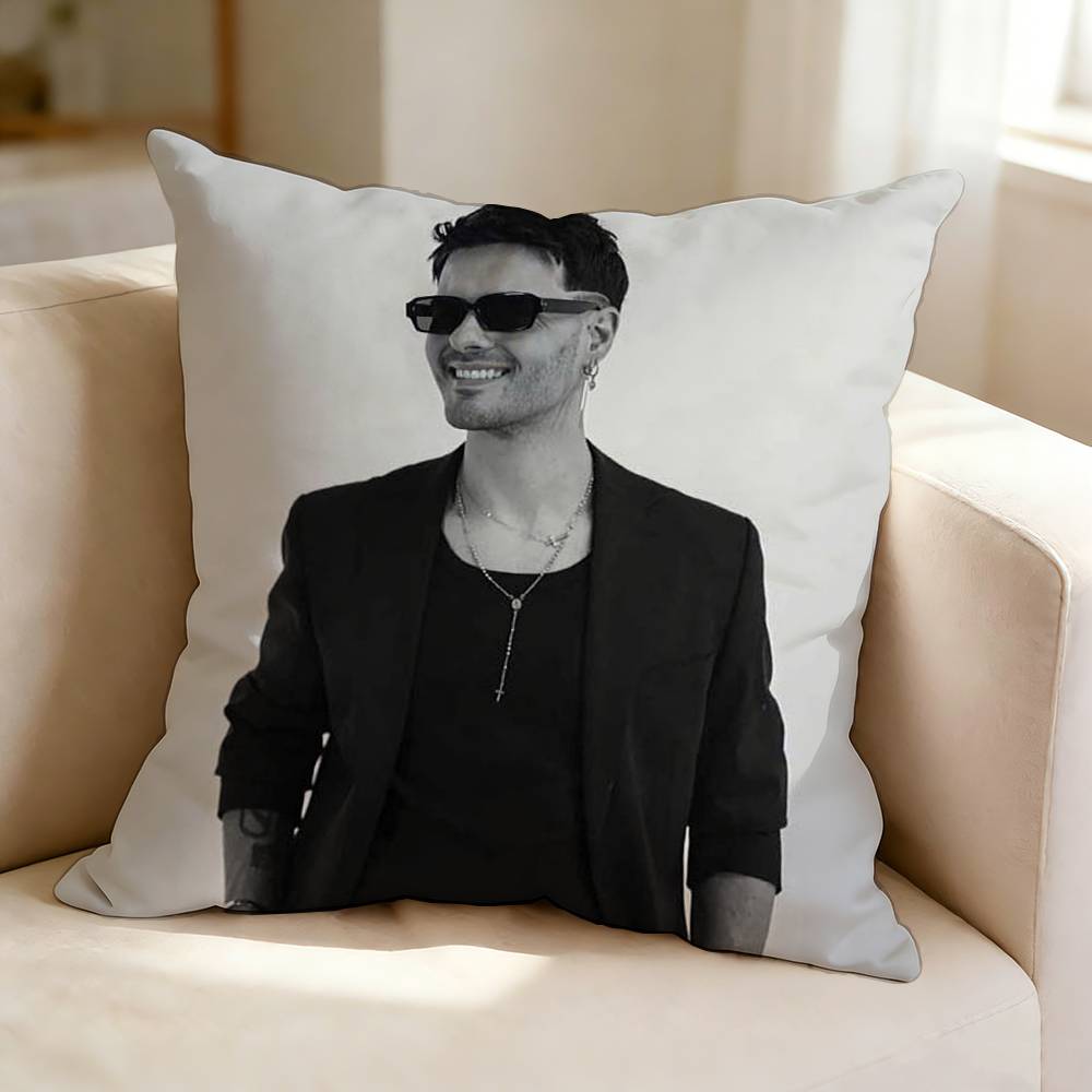 Spanish Entertainer AAbraham MMateo Square DoubleSided Printed Pillow Case Bedroom Bedside Pillow Sofa Cushion Cover