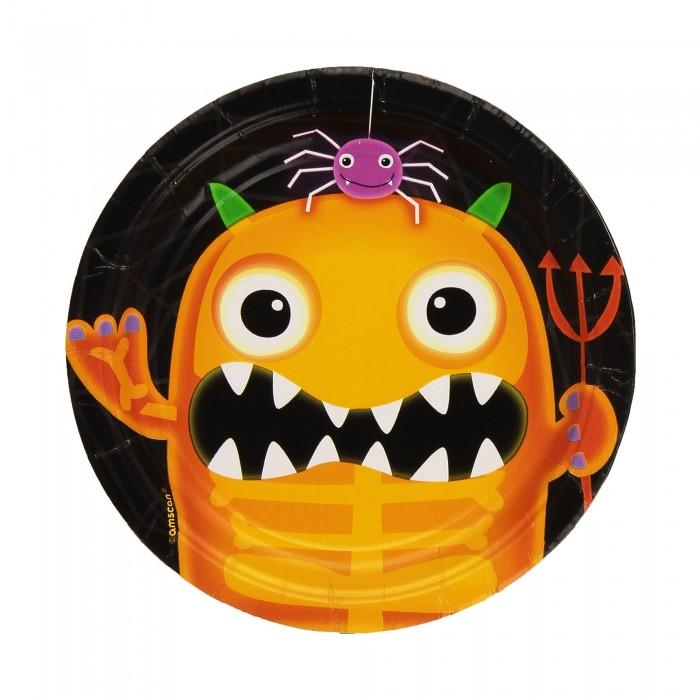 Amscan Boo Crew Paper Dessert Plate (Pack of 8)