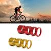 8 Stück Aluminiumlegierung Gabelkopf-Unterlegscheiben 5mm/10mm/15mm/20mm Fahrradvorbau Lenker Spacer Rennrad
