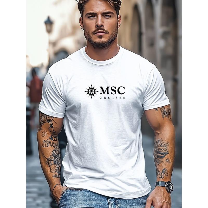 

European size Men S Fashion Casual Short-Sleeve Round-Neck Pullover Top, Summer Vintage Street-Style T-Shirt Fashionable Tee Tops S белый